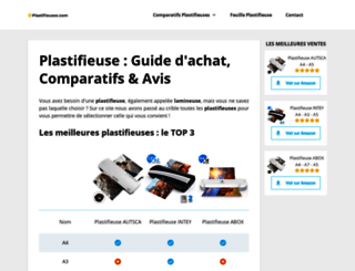 plastifieuses.com screenshot