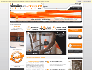 plastiquesurmesure.com screenshot