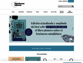 plataformaeditorial.com screenshot
