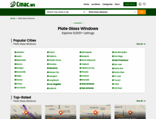 plate-glass-window-dealers.cmac.ws screenshot