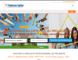 plateforme-habitat.net screenshot