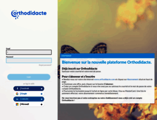 plateforme.orthodidacte.com screenshot
