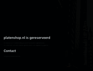 platenshop.nl screenshot