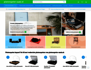 platenspeler-zaak.nl screenshot