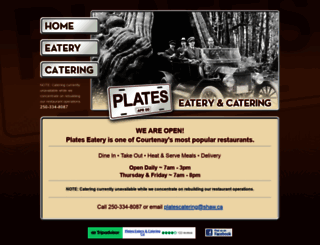 platescatering.com screenshot