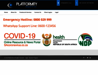 platform.co.za screenshot