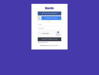platform.komfo.com screenshot
