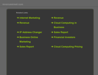 platform.revenuestreet.com screenshot