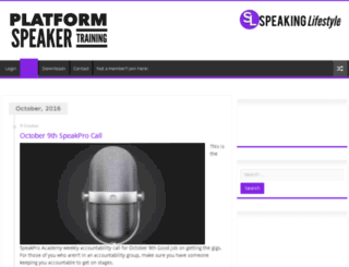 platform.speakinglifestyle.com screenshot