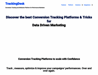 platform.trackingdesk.com screenshot