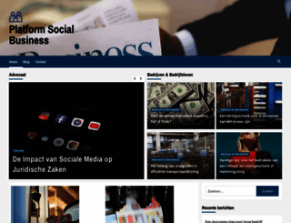platformsocialbusiness.nl screenshot