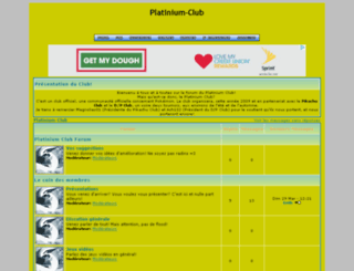 platinium-club.forumg.biz screenshot