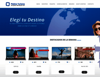 platinoturismo.com.ar screenshot