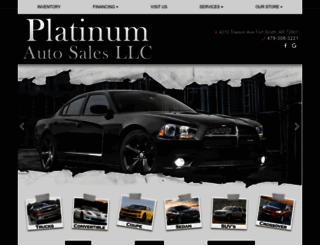 platinumautosale.com screenshot