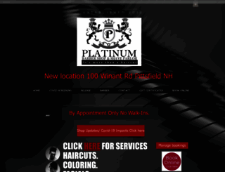 platinumbarbershopandshaveparlor.com screenshot