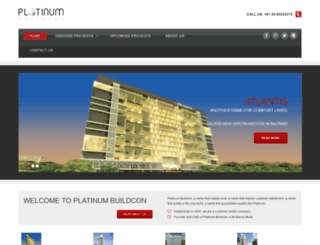 platinumbuildcon.com screenshot