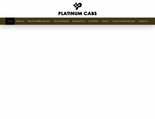 platinumcabs.com screenshot
