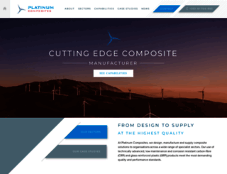 platinumcomposites.com screenshot