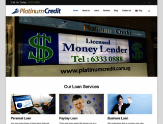 platinumcredit.com.sg screenshot