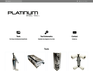 platinumdrywalltools.com screenshot