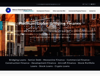 platinumglobalbridgingfinance.co.uk screenshot
