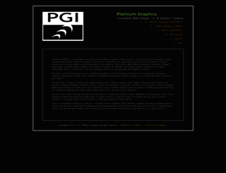 platinumgraphics.com screenshot