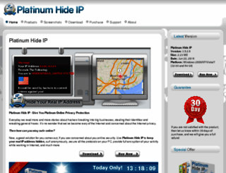 platinumhideip.com screenshot
