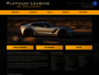 platinumleasing.com screenshot
