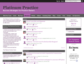 platinumpractice.ning.com screenshot