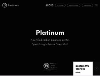 platinumprint.com screenshot