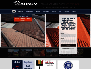 platinumroofcoating.com.au screenshot