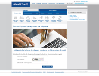 plationline.allianztiriac.ro screenshot