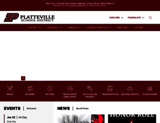 platteville.k12.wi.us screenshot