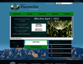 plattevillegov.org screenshot