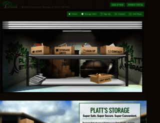 plattsstorage.com screenshot