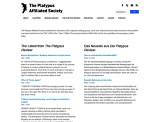 platypus1917.org screenshot