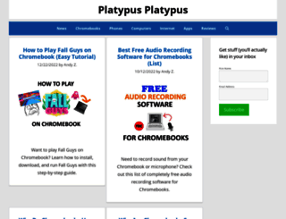 platypusplatypus.com screenshot