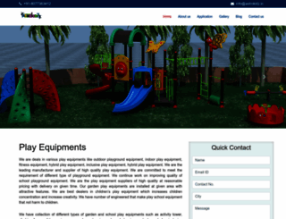 play-equipment.co.in screenshot
