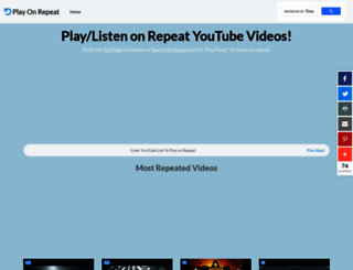 play-onrepeat.com screenshot
