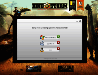 play.dinostorm.com screenshot