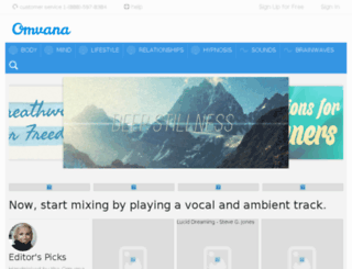 play.omvana.com screenshot
