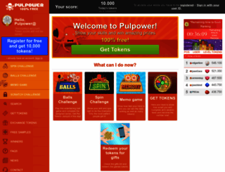 play.pulpower.com screenshot
