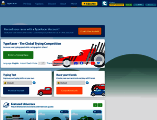 play.typeracer.com screenshot