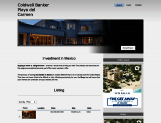 playadelcarmencoldwellbanker.com screenshot