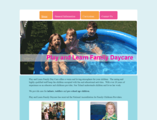 playandlearnfamilydaycare.com screenshot