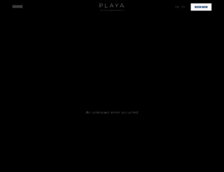 playaresorts.com screenshot