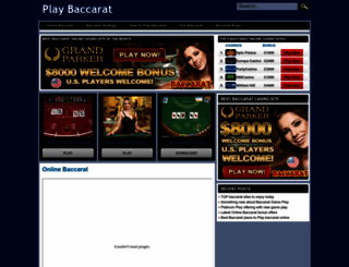 playbaccarat.org screenshot