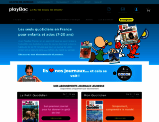 playbacpresse.fr screenshot