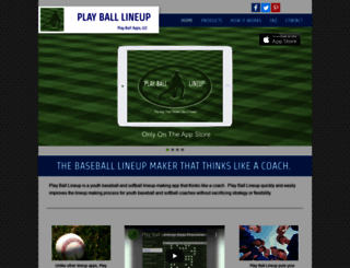 playballlineup.com screenshot