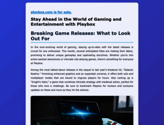 playbox.com screenshot